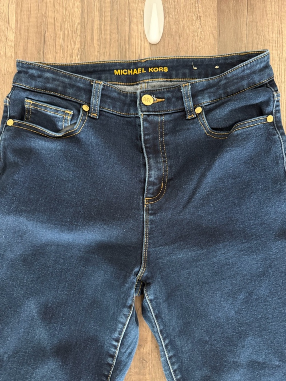 Michael Kors Dark Blue Flare Jeans - Picture 3 of 13